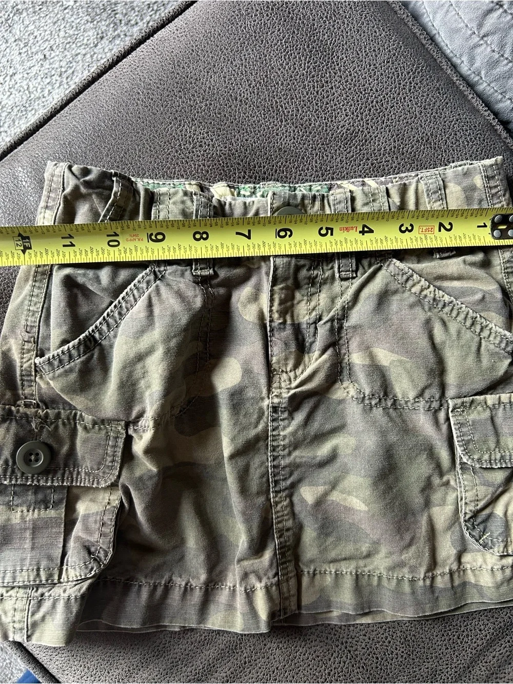 Old Navy Camo Cargo Skirt - Olive/Tan